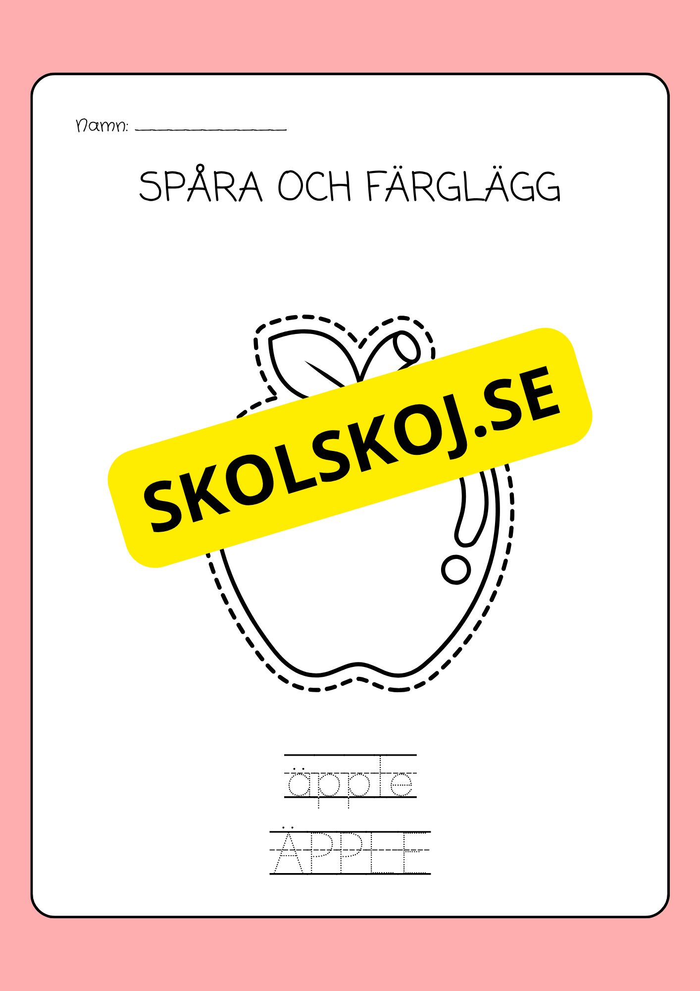 Spåra och färglägg