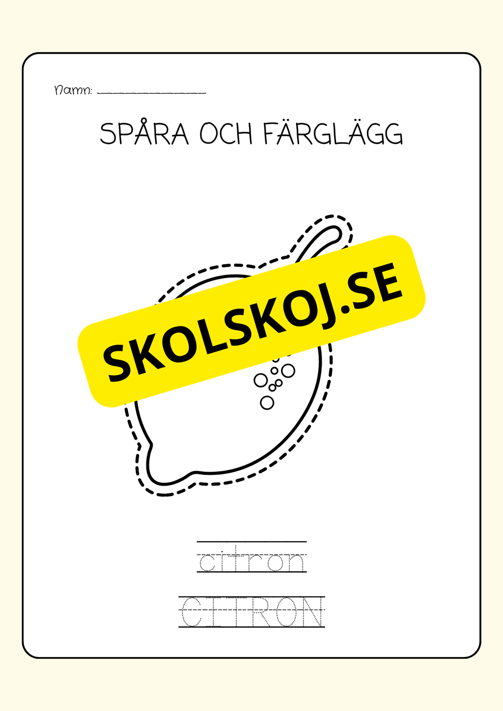 Spåra och färglägg