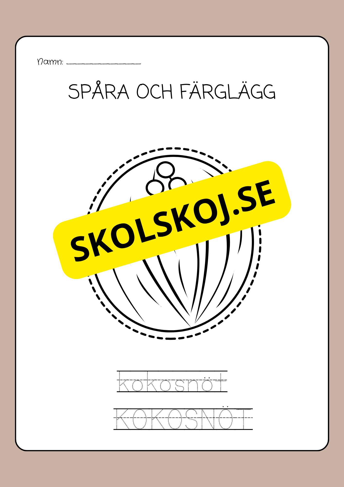 Spåra och färglägg