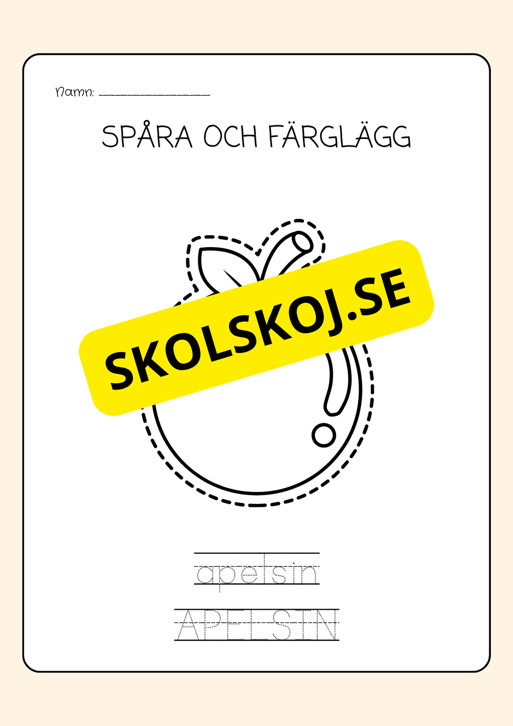 Spåra och färglägg