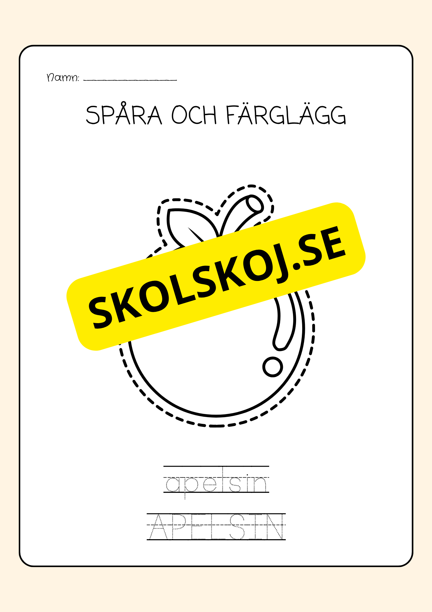 Spåra och färglägg