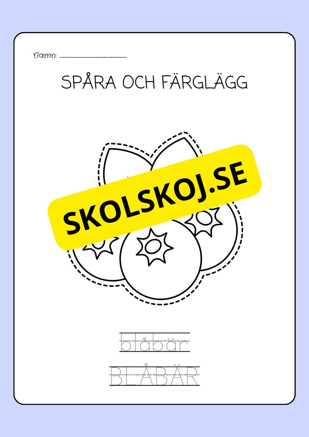 Spåra och färglägg