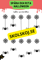 Spåra och rita - Halloween
