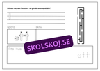 Spåra och skriv siffror - 0 - 9