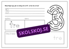 Spåra och skriv siffror - 0 - 9