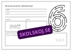 Spåra och skriv siffror - 0 - 9