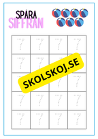 Spåra siffran