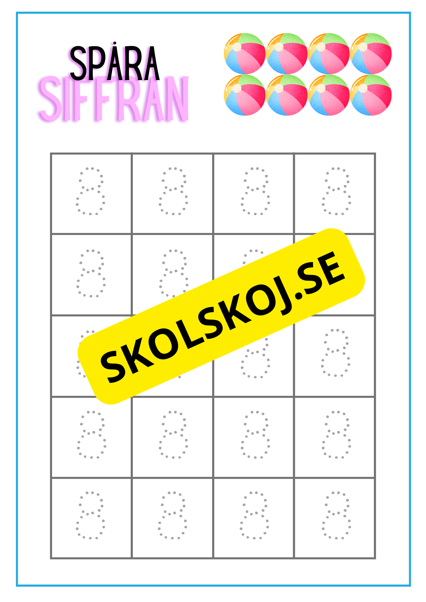Spåra siffran