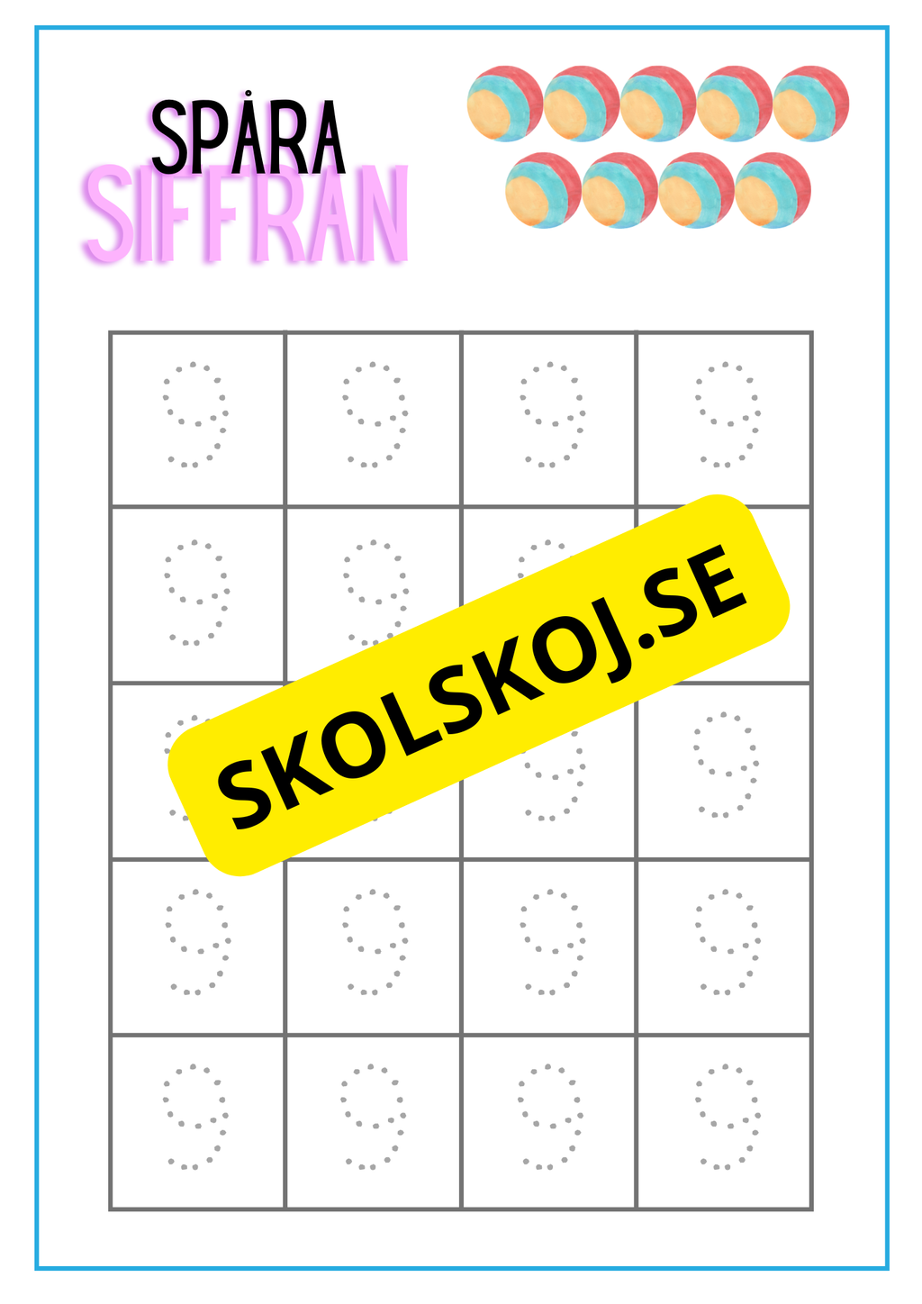Spåra siffran