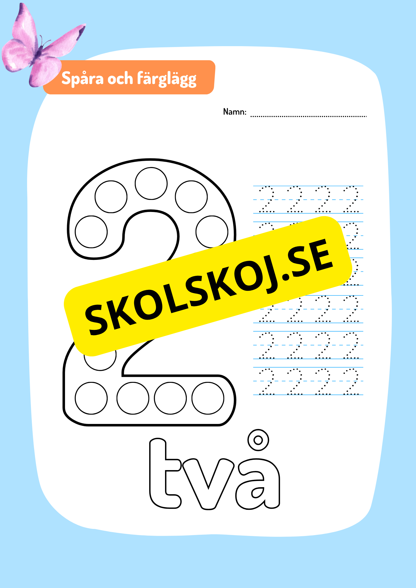 Spåra siffror 0 - 10