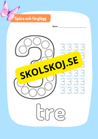 Spåra siffror 0 - 10