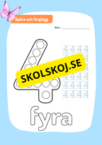 Spåra siffror 0 - 10