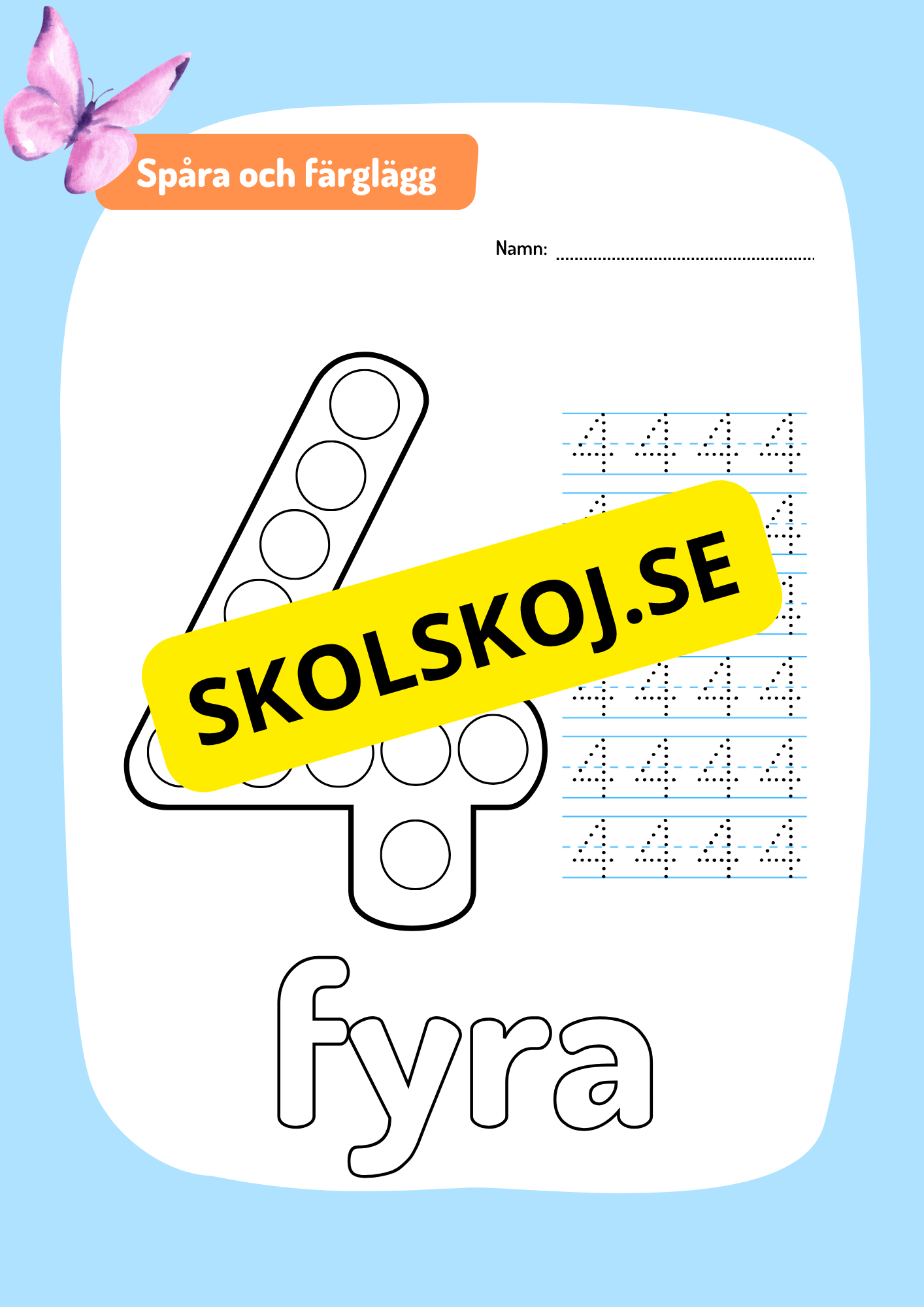 Spåra siffror 0 - 10