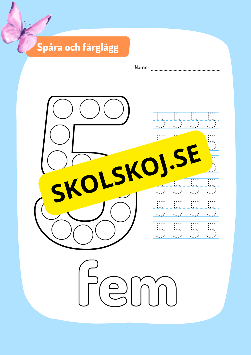 Spåra siffror 0 - 10