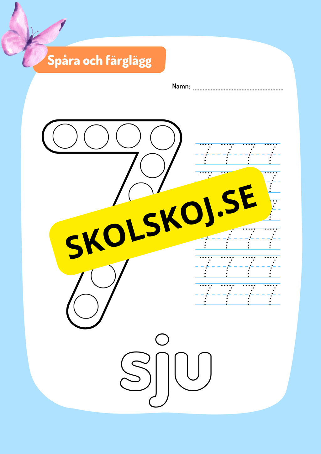 Spåra siffror 0 - 10