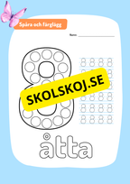 Spåra siffror 0 - 10