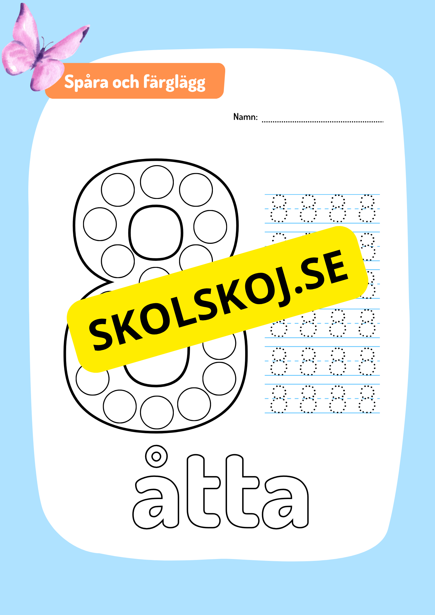 Spåra siffror 0 - 10