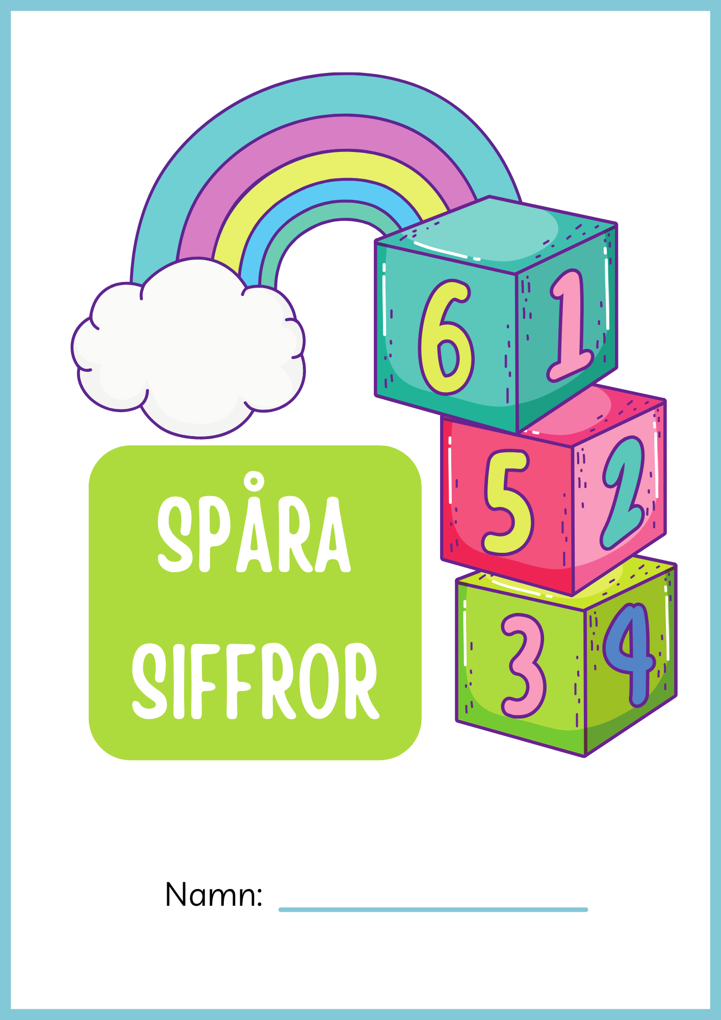 Spåra siffror 1 - 20
