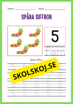 Spåra siffror 1 - 20