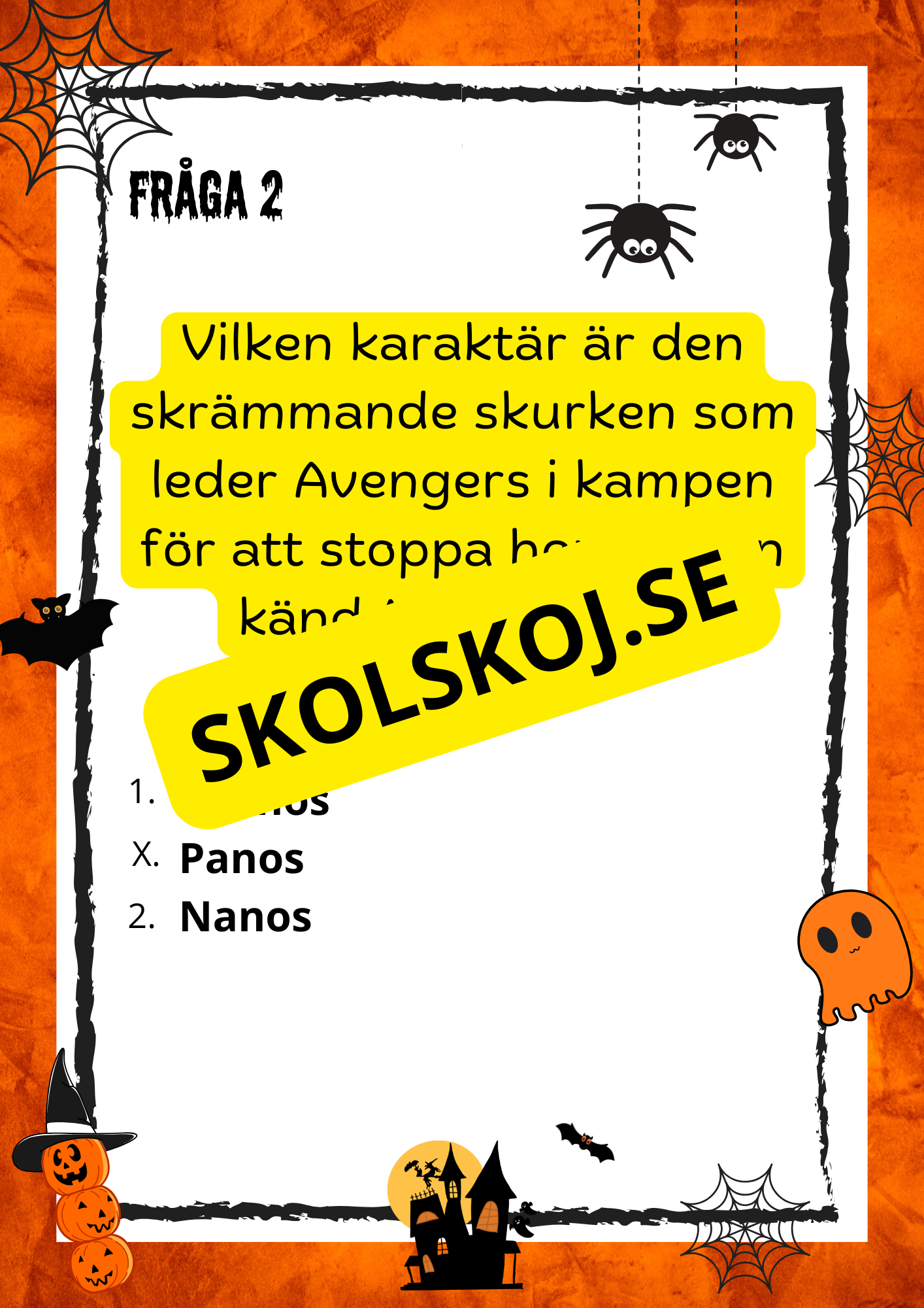 Spökrundan + facit