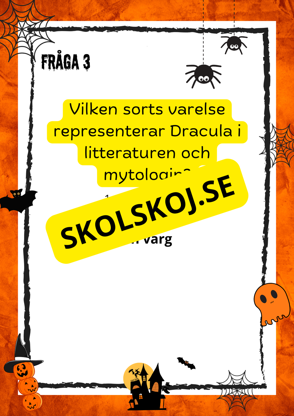 Spökrundan + facit