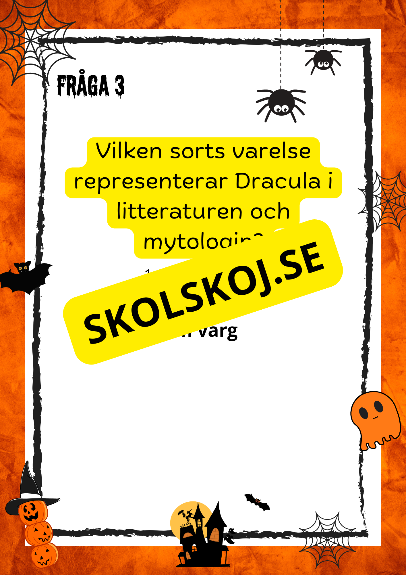 Spökrundan + facit