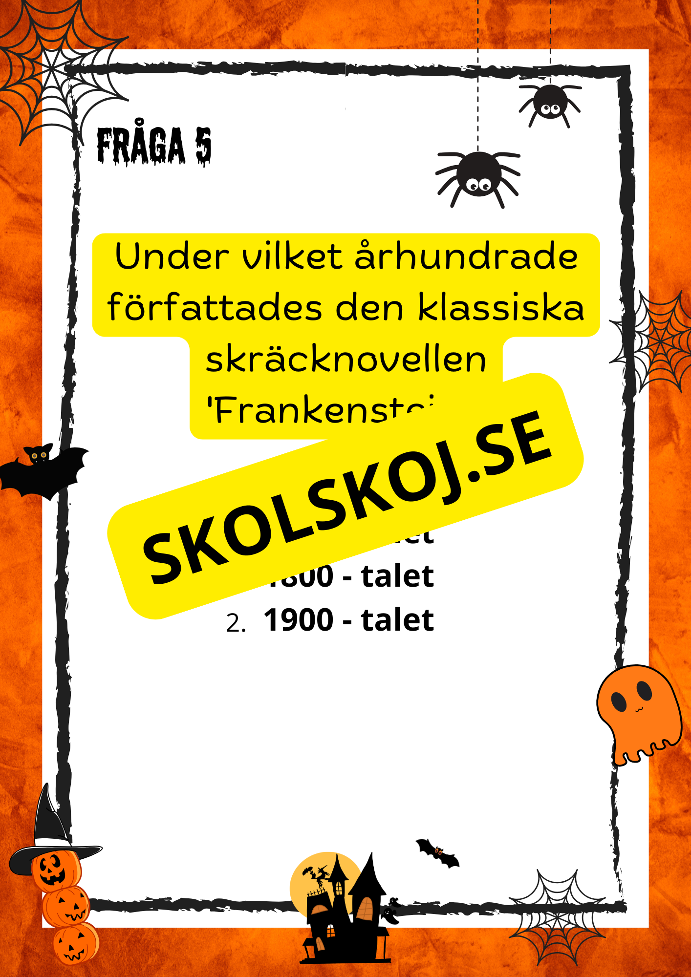 Spökrundan + facit