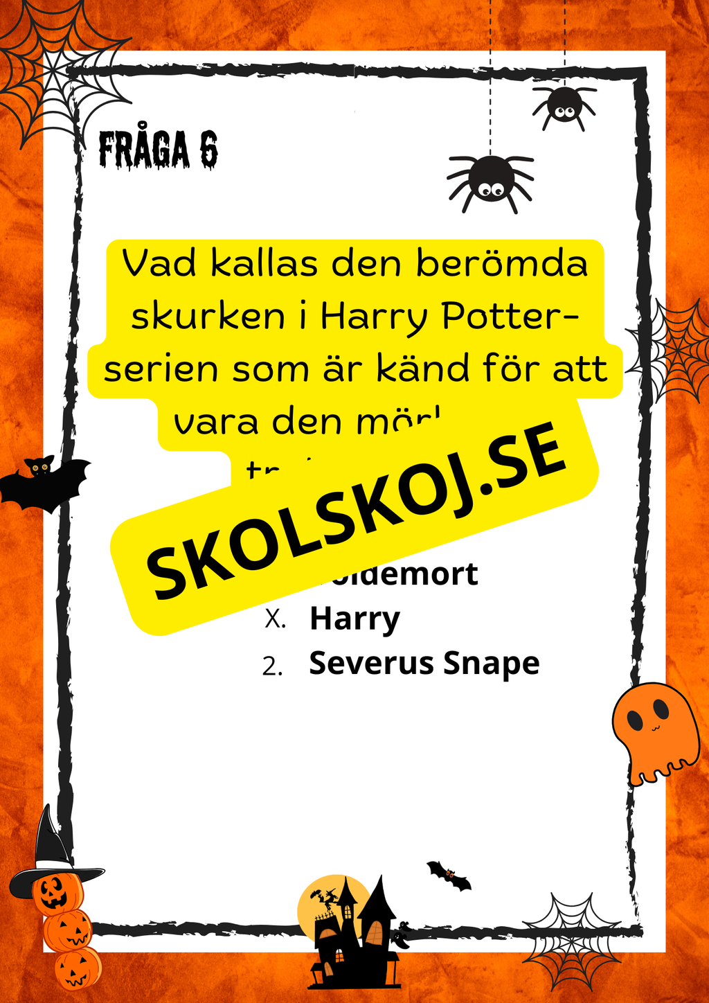 Spökrundan + facit