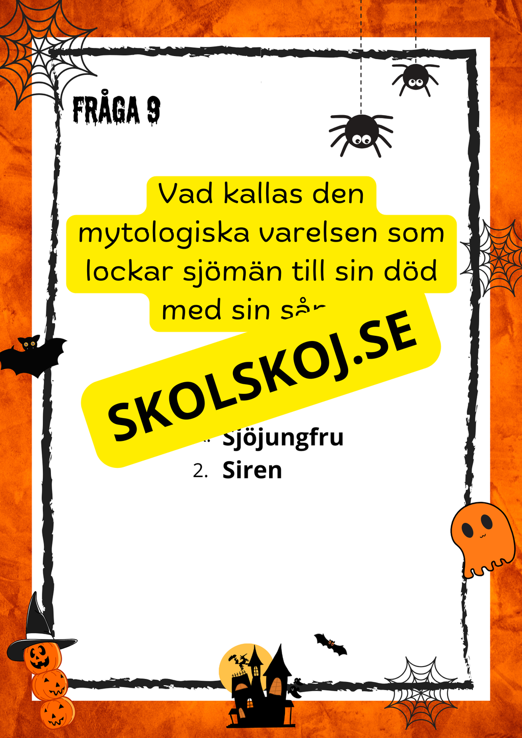 Spökrundan + facit