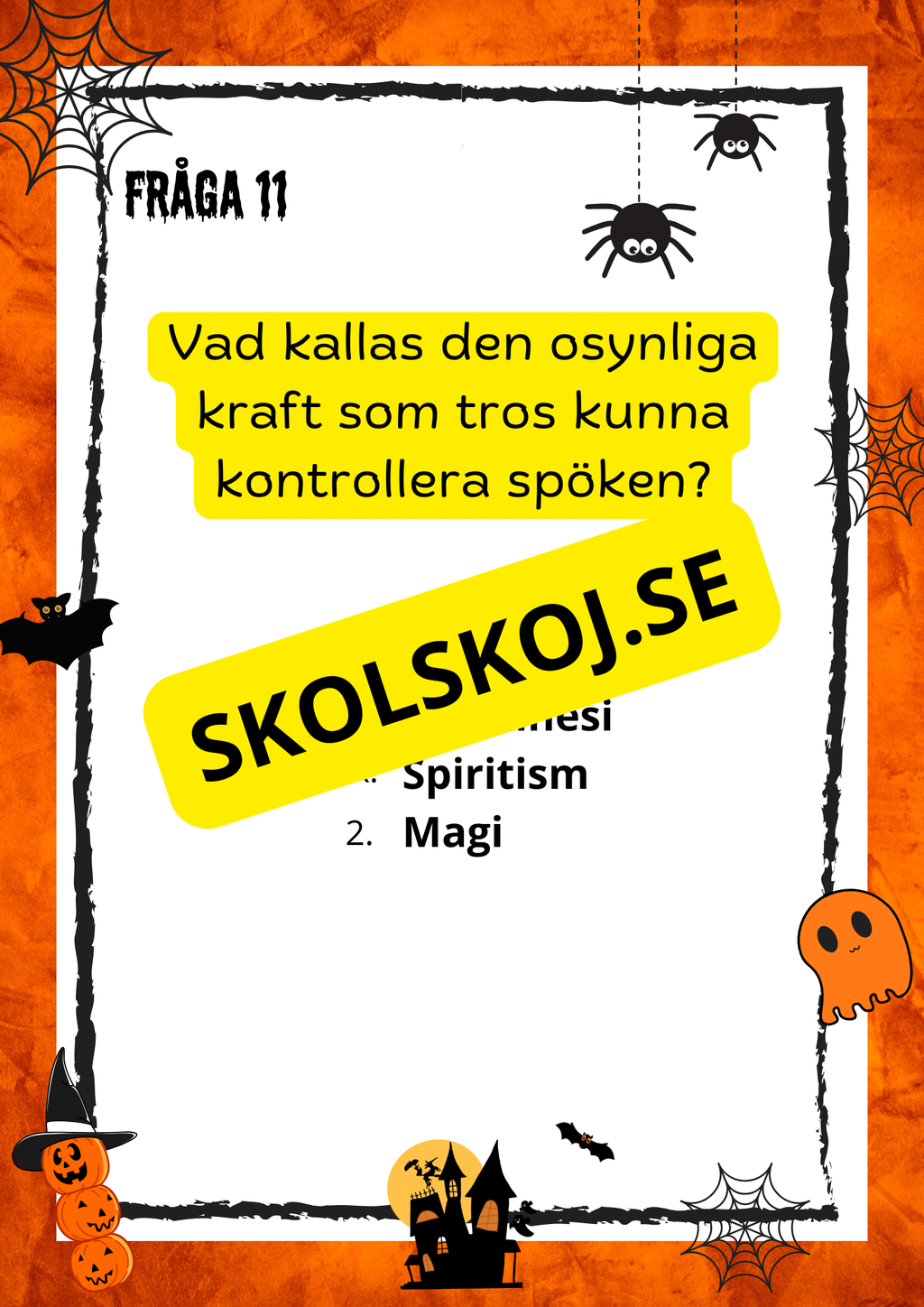 Spökrundan + facit