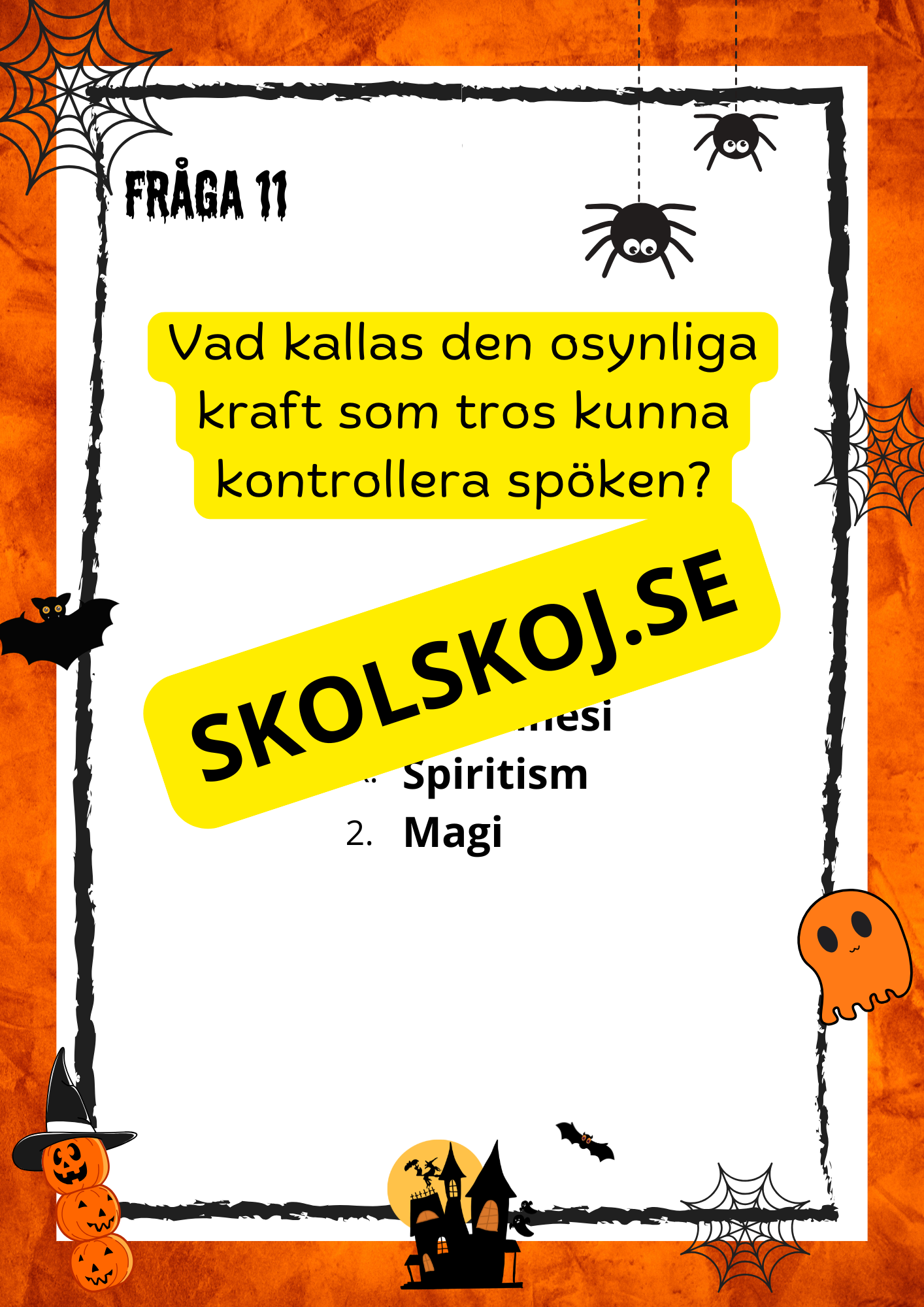 Spökrundan + facit