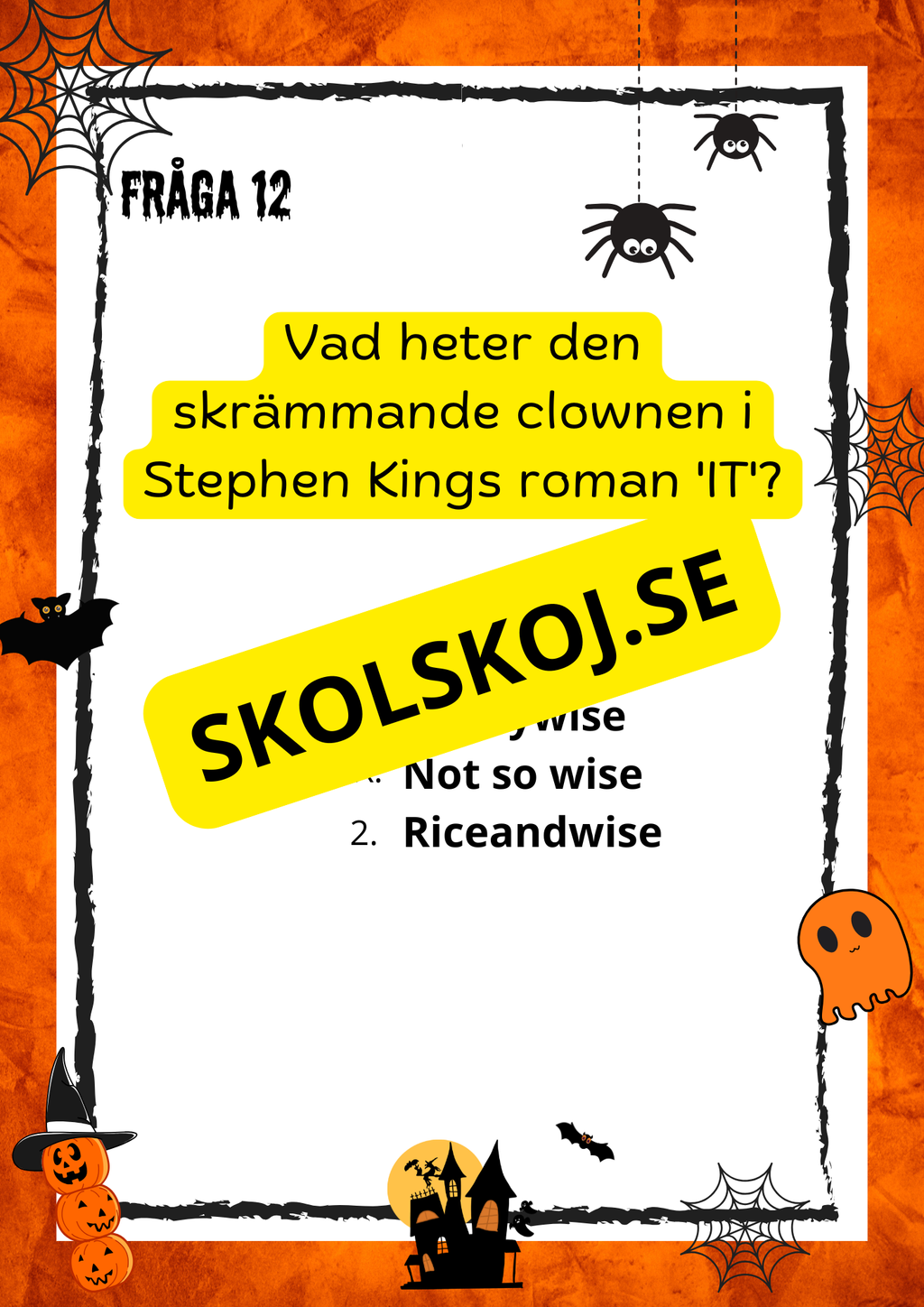 Spökrundan + facit