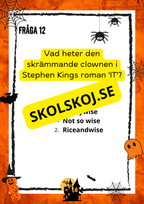 Spökrundan + facit