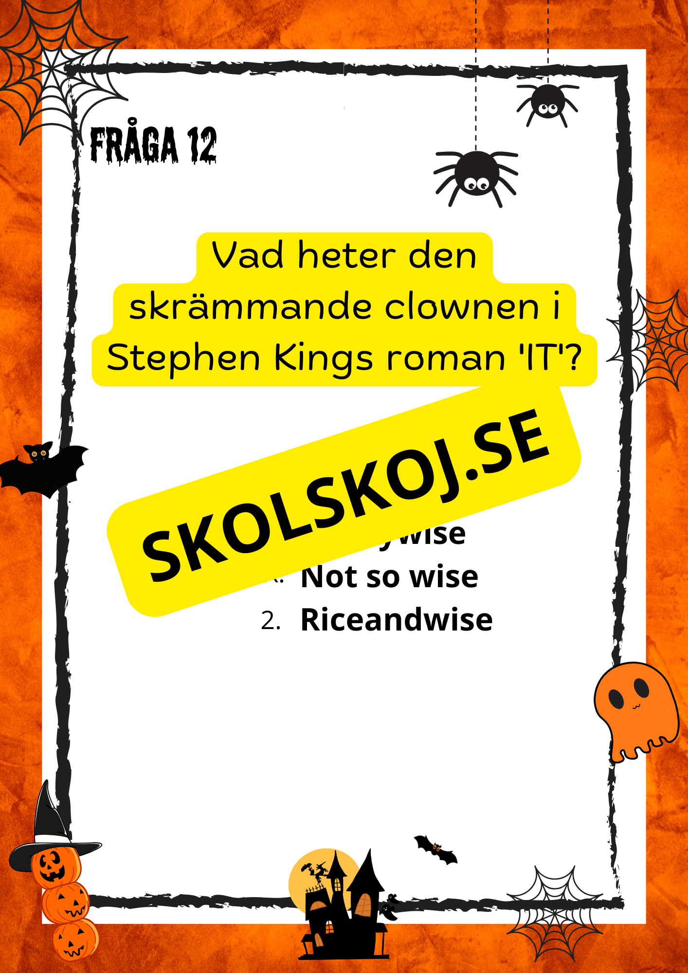 Spökrundan + facit