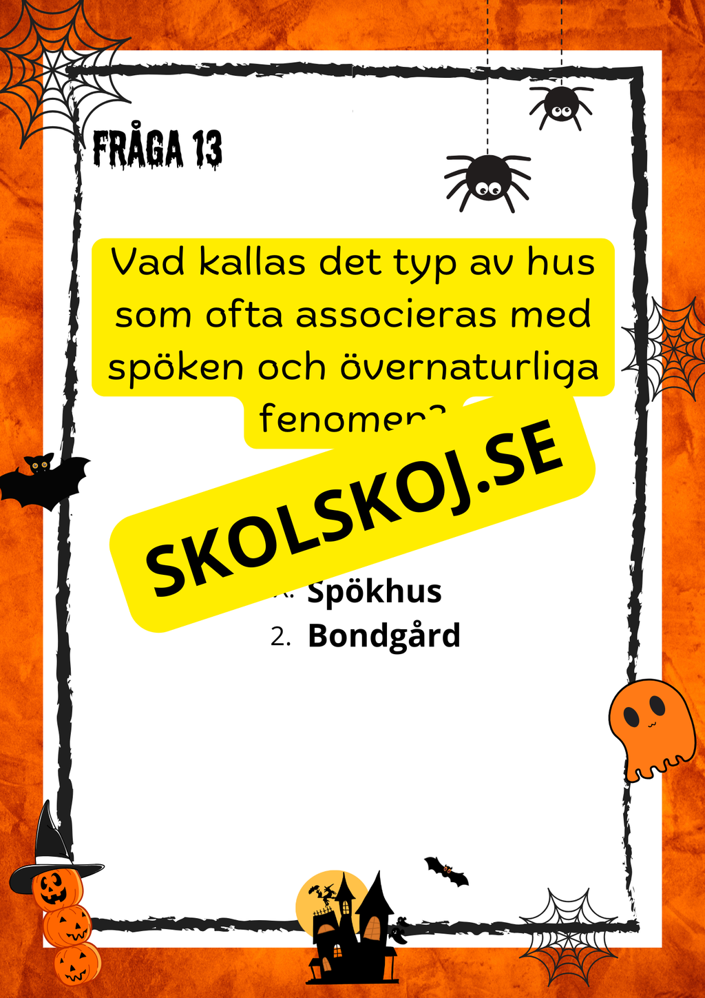 Spökrundan + facit