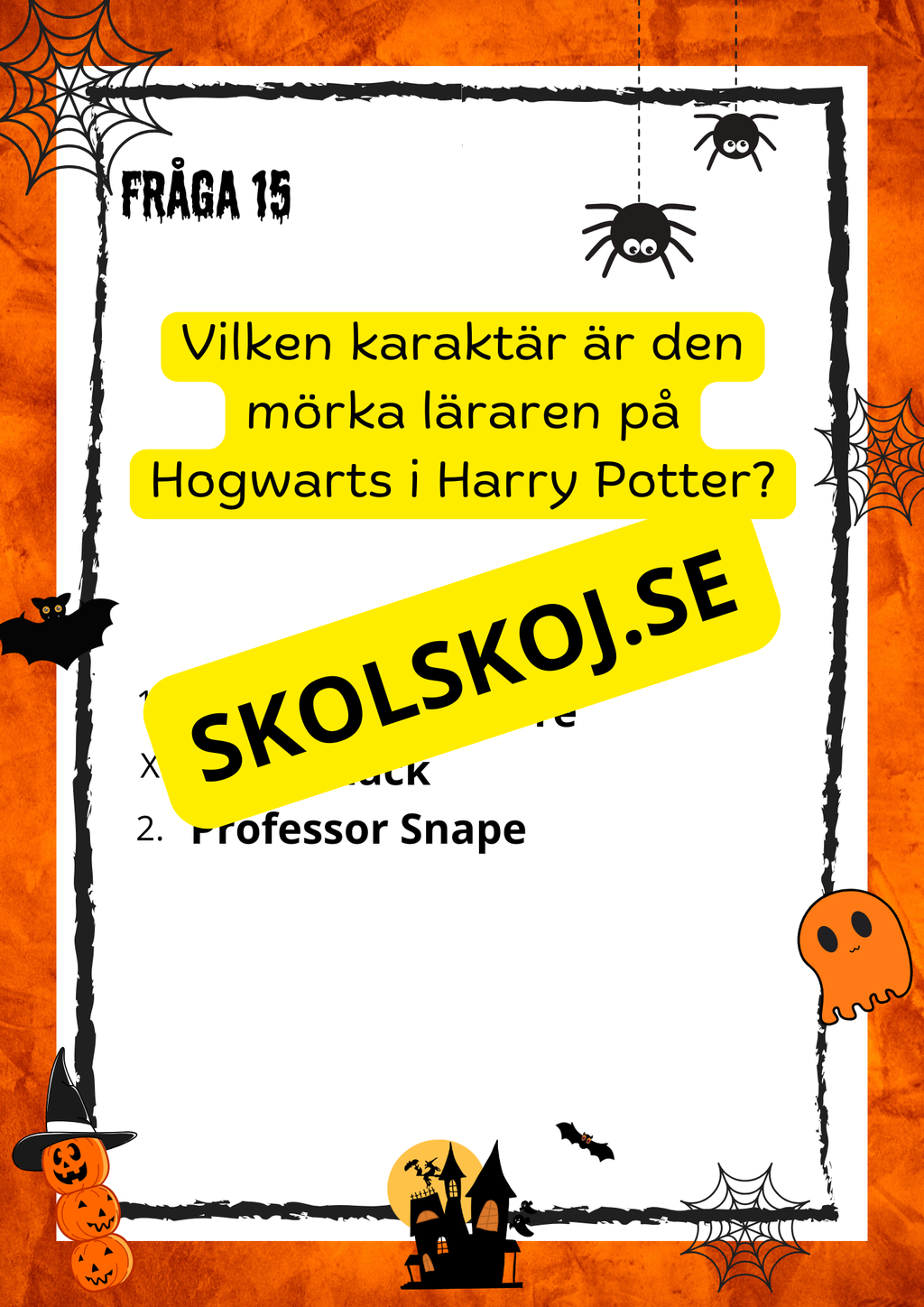 Spökrundan + facit