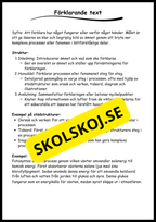 Stödstrukturer till olika texttyper