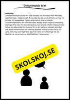 Stödstrukturer till olika texttyper