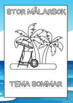 Stor målarbok - Sommar
