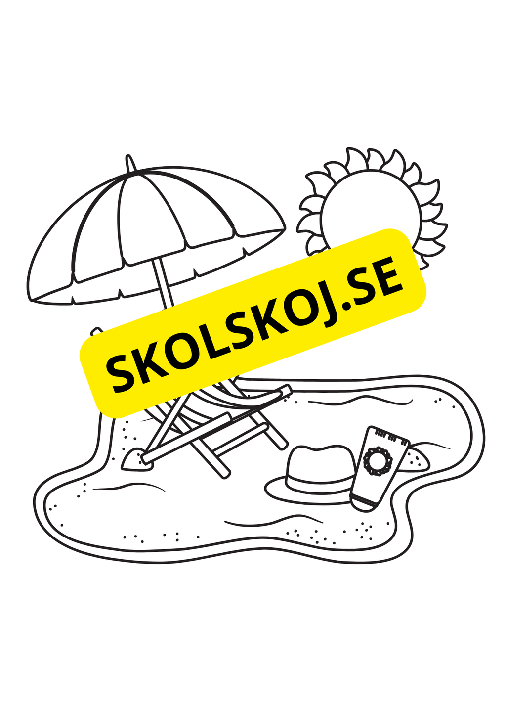 Stor målarbok - Sommar