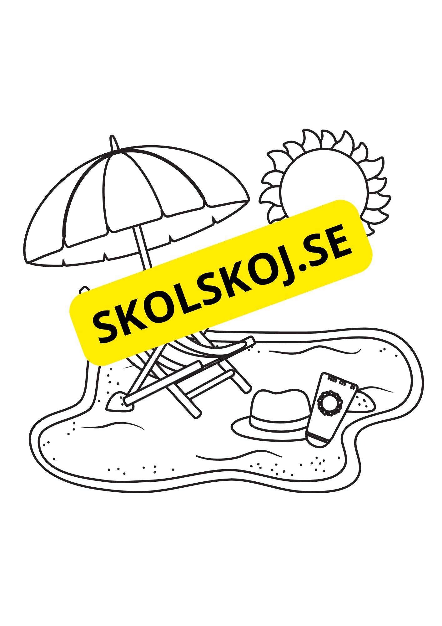 Stor målarbok - Sommar