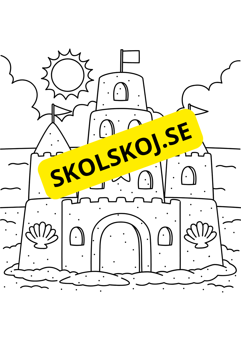 Stor målarbok - Sommar