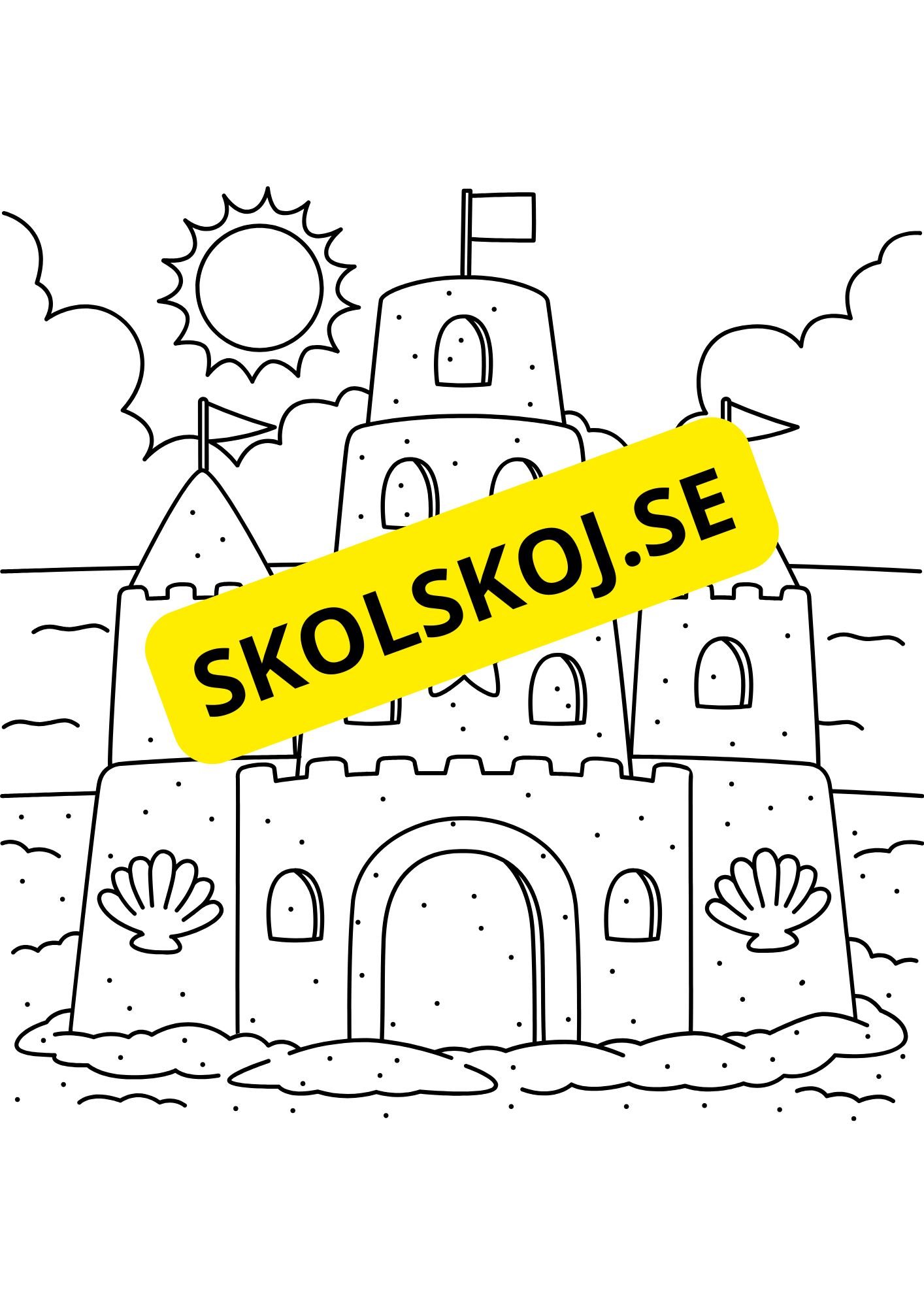Stor målarbok - Sommar