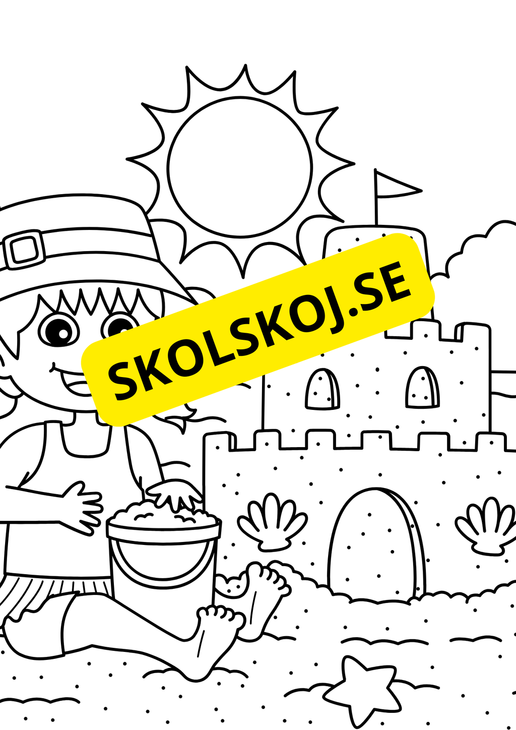 Stor målarbok - Sommar