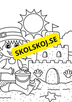 Stor målarbok - Sommar