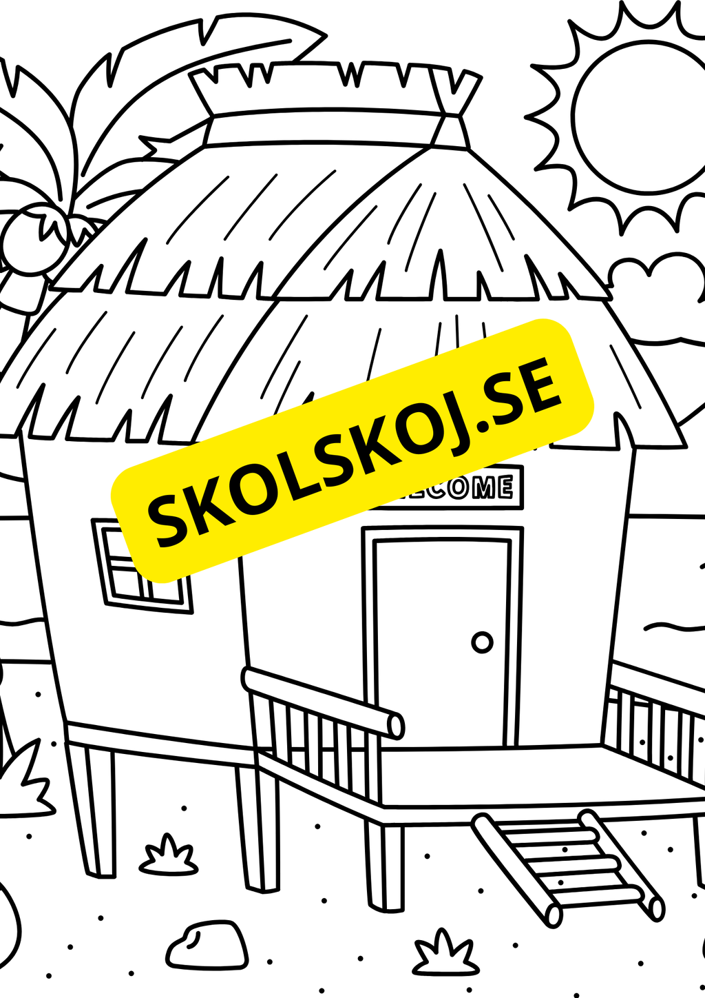 Stor målarbok - Sommar