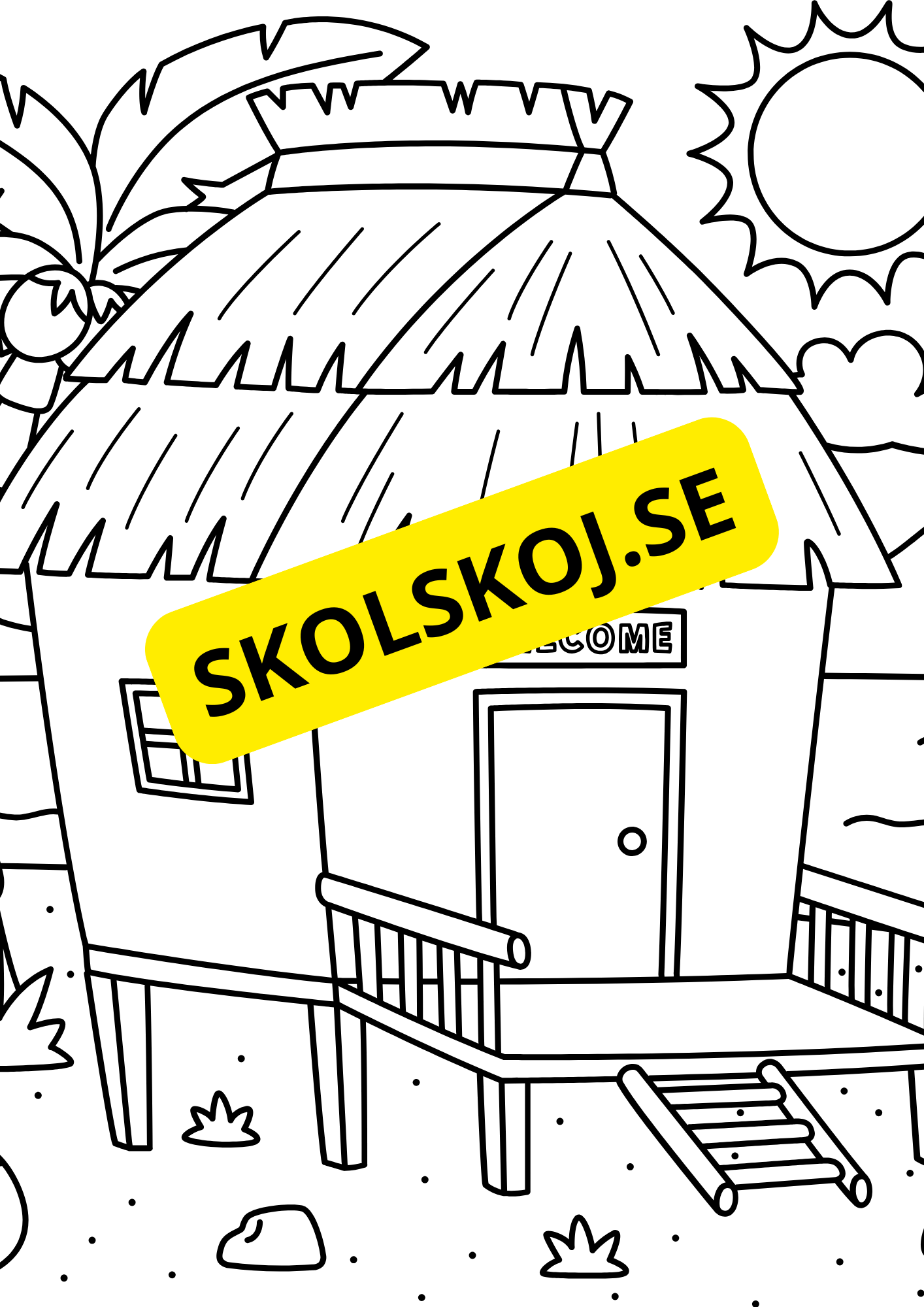 Stor målarbok - Sommar