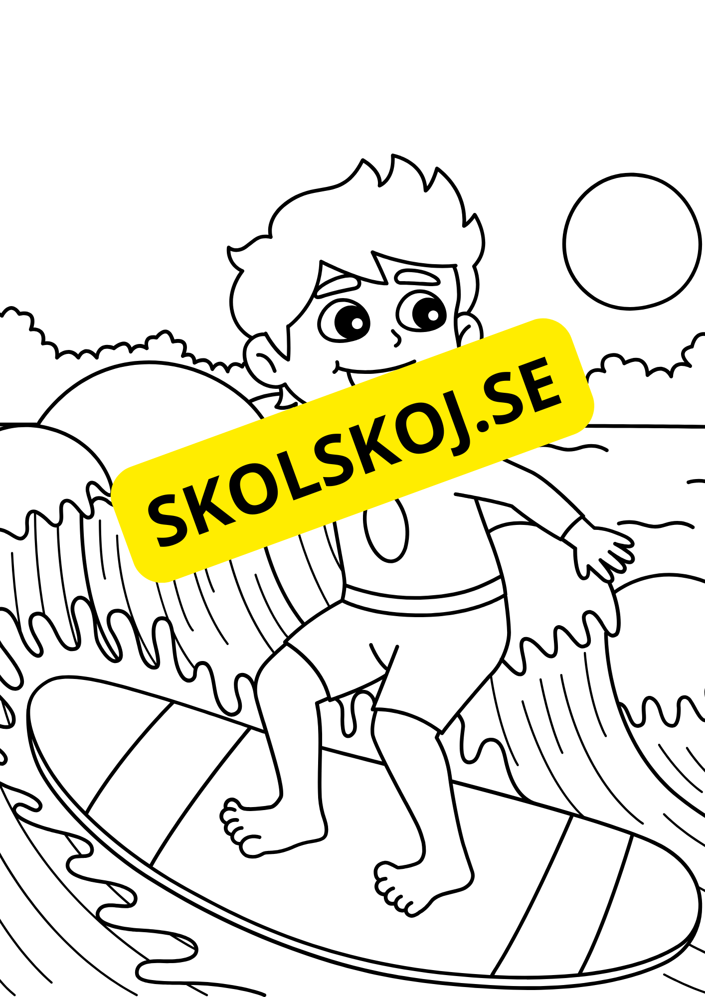 Stor målarbok - Sommar
