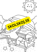 Stor målarbok - Sommar