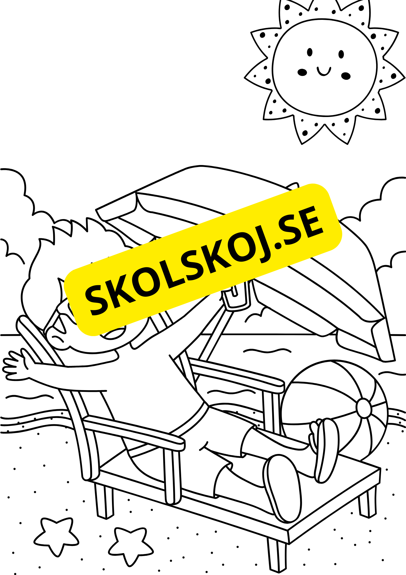 Stor målarbok - Sommar